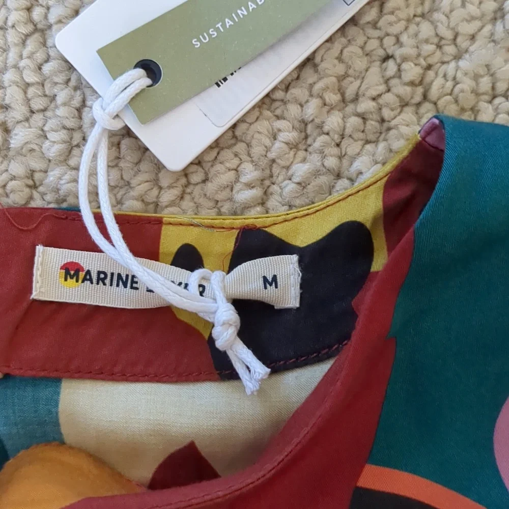 New Marine Layer floral print blouse - Picture 2 of 6